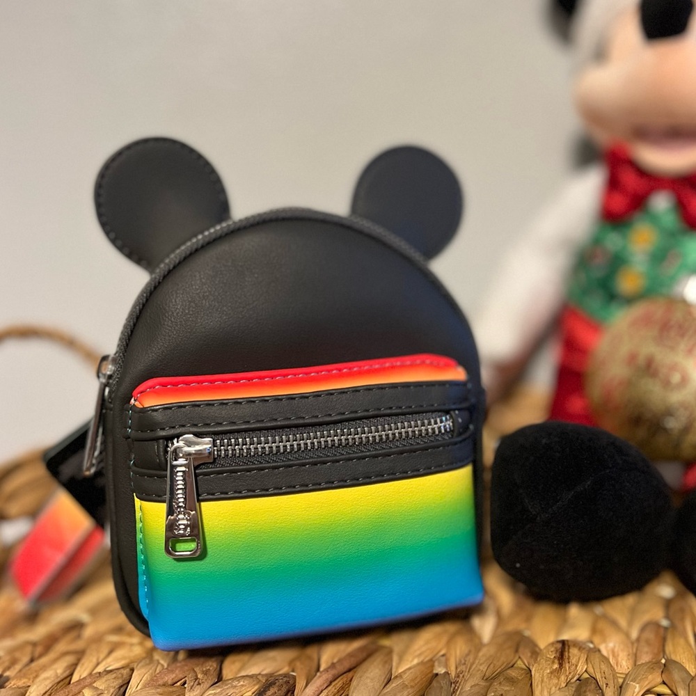 Disney Pride Collection Mickey Mouse Loungefly Wristlet